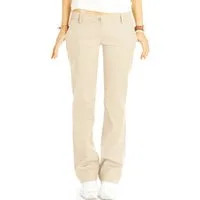 be styled Bootcuthose Low Waist Hose, ausgestellte Hüfthose, Chino - Damen - j20k-A