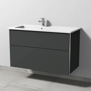 Sanipa 3way Keramik-Set Keramik-Waschtisch und Unterbau (BP325) BP3251B