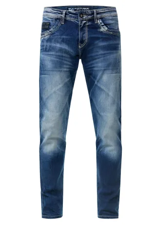 Jeans Hose "YAMATO" Slim Fit Streetwear Cotton-Stretch