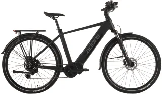 Adore "28" Alu Trekking E-Bike ATX-390 Mittelmotor 85NM / 15Ah Schwarz matt" 9 Gang Shimano Cues Schaltwerk Kettenschaltung Mittelmotor 250 W Pedelec, Elektrofahrrad für Herren