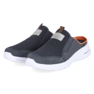 Rieker Clogs - Gr. 40 - Blau - Textil & Synthetik