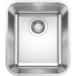 Blanco Supra 340 U Spüle 518199 37x43cm, Edelstahl Bürstfinish, für Unterbau