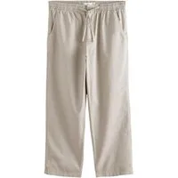 Next Dehnbund-Hose Edle Relaxed Fit Hose aus Leinen-Baumwollgemisch (1-tlg)