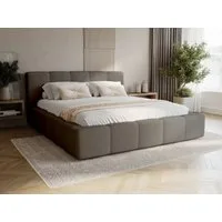 Compleo Polsterbett Wolkenbett modern und elegant, Designerbett LARAS (TOPSELLER Stauraumbett MADE IN EU), mit Bettkasten und Lattenrost