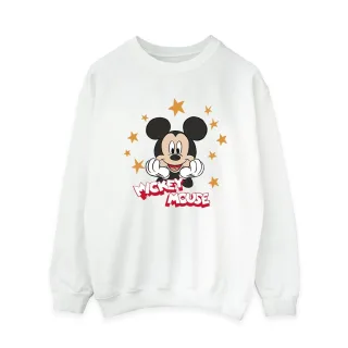 Disney - "Mickey Mouse Stars" Sweatshirt für Damen (Weiß)