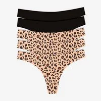 OCCULTO Tangaslip Damen Seamless Tanga 5er Pack (Model: Ravenna) (5-St)