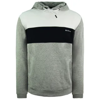 Ben Sherman Gefütterter Herren Hoodie in Grau