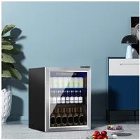 DollarDash Getränkekühlschrank JC-48-F, 57.5 cm hoch, 41.5 cm breit, LED-Leuchte, Hochentwickelte Temperatursteuerung, Energieeffizient