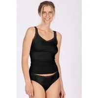 Nina Von C. Achseltop Simply basic, weich, elastisch, bequem, eng, mit Spitze, Rundhalsausschnitt
