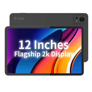 G-tab MEGA12 Helio G99 MTK8781 Octa Core 8GB+8GB Virtual Memory 256GB ROM Netflix Widevine L1 4G LTE 12 Inch 2K Screen A