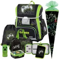 OXYBAG Schulranzen 1.Klasse Jungen in unterschiedlichen Sets (7-tlg)