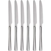 GRÄWE Tafelmesser Gräwe Tafelmesser 6 Stück, Edelstahl, Serie SYLT (6 Stück), 6-teiliges Tafelmesser-Set – ideal für den täglichen Gebrauch