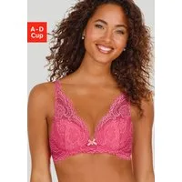 LASCANA Schalen-BH Valentina mit floraler Spitze im High-Apex Look, Dessous