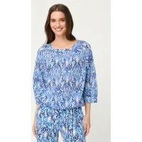 Olsen Hemdbluse Bluse mit Allover-Dessin