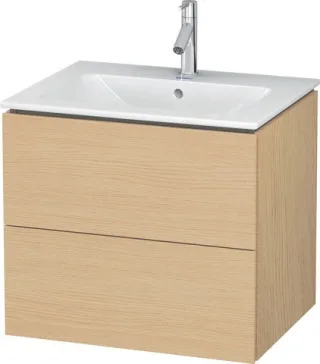 Duravit L-Cube Waschtischunterbau wandhängend Natur Eiche Matt 620x481x550 mm - LC624003030 LC624003030