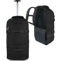 normani Reisetasche Reisetasche mit Rollen und Rucksackfunktion, Reise-Trolley mit 5 Fächern und 90L