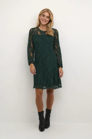 Kleid Feminine dark green