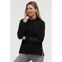 SOCCX Kapuzensweatshirt mit Seitenschlitze