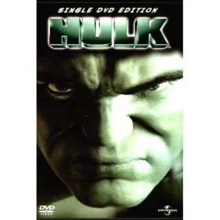 Hulkthe Dvd Rental