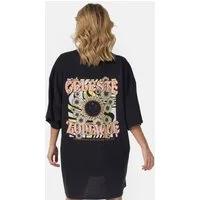 Worldclassca Oversize-Shirt Worldclassca Oversized T-Shirt T-Shirt-Kleid Shirt Print TEE Oberteil