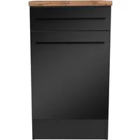 BASIC by Balculina Unterschrank Jazz 50er Unterschrank, Küchenschrank BxHxT 50x90x60 cm (1-St) Unterschrank mit 1 Tür, 1 Schubkasten und 1 Einlegeboden