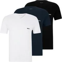 BOSS Unterziehshirt Classic T-Shirt (3-St) mit fein geripptem V-Ausschnitt