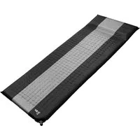 NILS CAMP Isomatte selbstaufblasende Campingmatte schwarz/grau Outdoor Matte