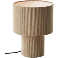 LeGer Home by Lena Gercke Tischleuchte Kathleen Cordleuchte, ohne Leuchtmittel, Cordstoff, H 30 cm, Ø 23 cm, E27, Cord, Stoffleuchte, Tischlampe