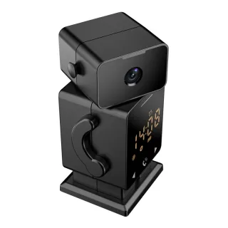 C11 3MP Tuya WiFi PTZ Robot Camera with Time Display 180° Viewing HD Night Vision Motion Detection Two-way Audio Alarm S