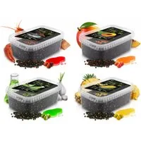 Delphin.sk Fischpellets Pellet Box SET 400g - Lachs Knoblauch Mango Mais - Feeder Karpfen, Starker und durchdringender Geschmack