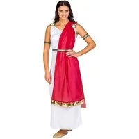 dressforfun Kostüm Frauenkostüm Römerin Calpurnia, Langes, wundervolles Kleid in Jerseyoptik