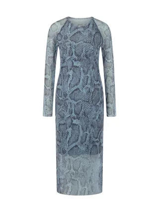Marc Cain Sports - Mesh-Kleid mit Animal Print - Gr. - 34