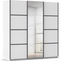 OTTO home Kleiderschrank Mehrzweckschrank Aktenschrank Möbel Mietswohnung Schlafzimmer AVOLA (3 verschiedene Ausstattungen BASIC/CLASSIC/PREMIUM (inkl. SOFT-CLOSE) mit eleganten Zierleisten in Chrom, Schwarz oder Weiß MADE IN GERMANY