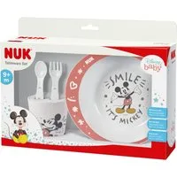 NUK Kindergeschirr-Set NUK Disney Geschirrset, Teller, Gabel, Löffel und Becher (1-tlg)
