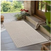 Teppium Teppich Skandinavischer 3D-Teppich, Rechteckig, Höhe: 5 mm, Indoor Outdoor Teppich Wetterfest 3D Optik Wohnzimmer Küchen Terrasse
