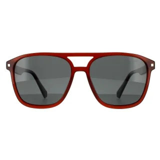 Polaroid Aviator Herren Braun Grau Polarisiert