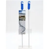 HundB Reinigungsschwamm Siphonbürste 365 mm, Rohrreinigungsbürste Grau 1 Stück, Reinigungsbürste Abflussbürste Rohrbürste Toilettenbürste Putzbürste