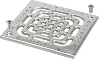 Viega Rost 4933.6 in 143x143mm Edelstahl rutschhemmend 560751