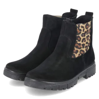 Ricosta Stiefeletten RAJA  Schwarz - Gr. 33 -  Textil