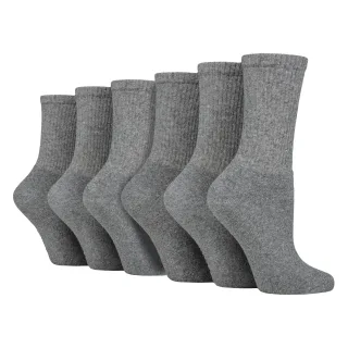 6er-Pack Damen Einfarbige Crew Sport Socken - Weiche Baumwoll Sportstrümpfe für jeden Tag