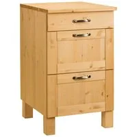 Home affaire Unterschrank Alby Breite 50 cm, 3 Schubladen