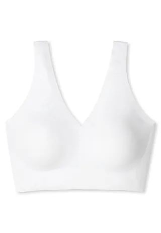 SCHIESSER - Bustier mit Pads weiss - Gr. - 36