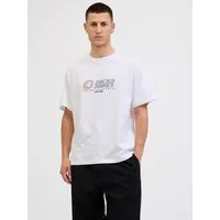 Jack & Jones T-Shirt JCOTIER FRONT PRINT TEE SS CREW NECK
