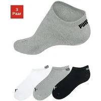 PUMA Sneakersocken (3-Paar) mit eingestricktem Markenlogo