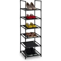 relaxdays Schuhregal schmal, 6 Ebenen