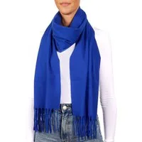 BRUBAKER Schal Cashmirillo Kuschelschal 30/40 x 180 cm Lang Leicht Warm Kuschelig, (Uni-Farben, 1-St. Herbst und Winterschal), Stola Tuch Schal mit Fransen für Damen und Herren