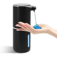 ARCASA Seifenspender Seifenspender Automatischer Seifenspender Sensor USB-C 400ml Elektro, (Elektrischer Seifenspender Set berührungslos für Flüssigseife innen, Sensor Seifenspender Set inklusive USB-C Ladekabel und Klebepad 1tlg), Wassergeschütztes 