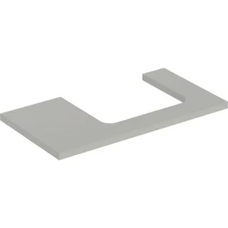 Geberit ONE Waschtisch-Platte, Ausschnitt rechts, für Aufsatzwaschtisch 505323007