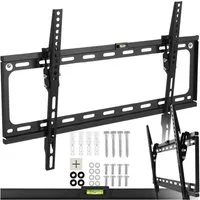 tectake TV-Wandhalterung TV Wandhalterung, (bis 100 Zoll, mit Montagematerial, für 32 - 100 Zoll (81 - 254 cm)