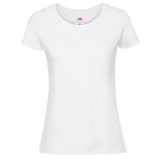 Fruit Of The Loom Damen/Damen Ringspun Premium T-Shirt (Snow)
